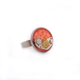 Orange Industrial Gear Resin Design Ring