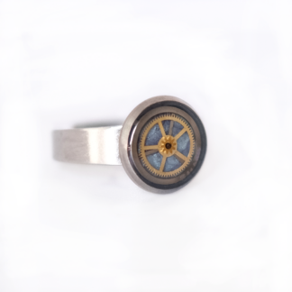 Blue Industrial Wheel Resin Ring