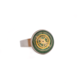Green Layered Precision Resin Ring